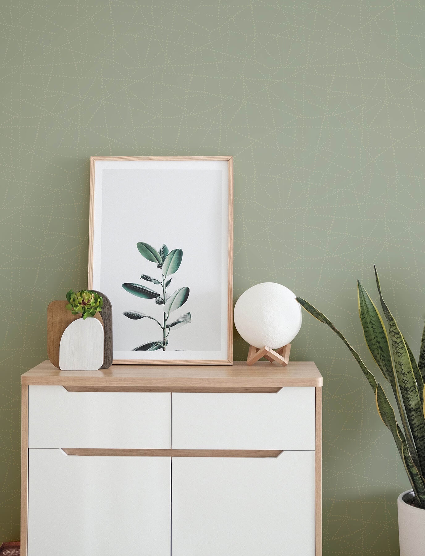 Solace Alcott Dotted Wallpaper