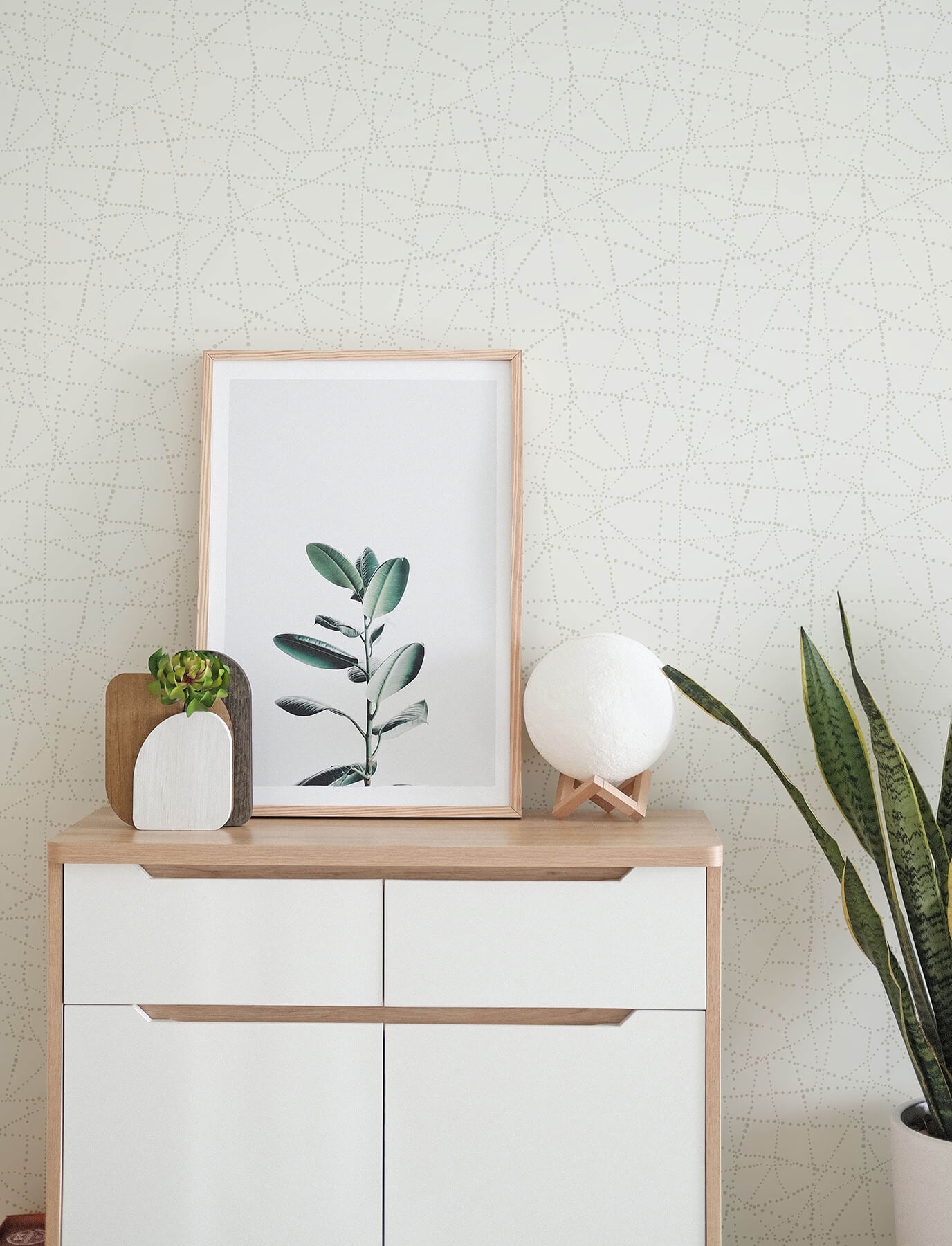 Solace Alcott Dotted Wallpaper
