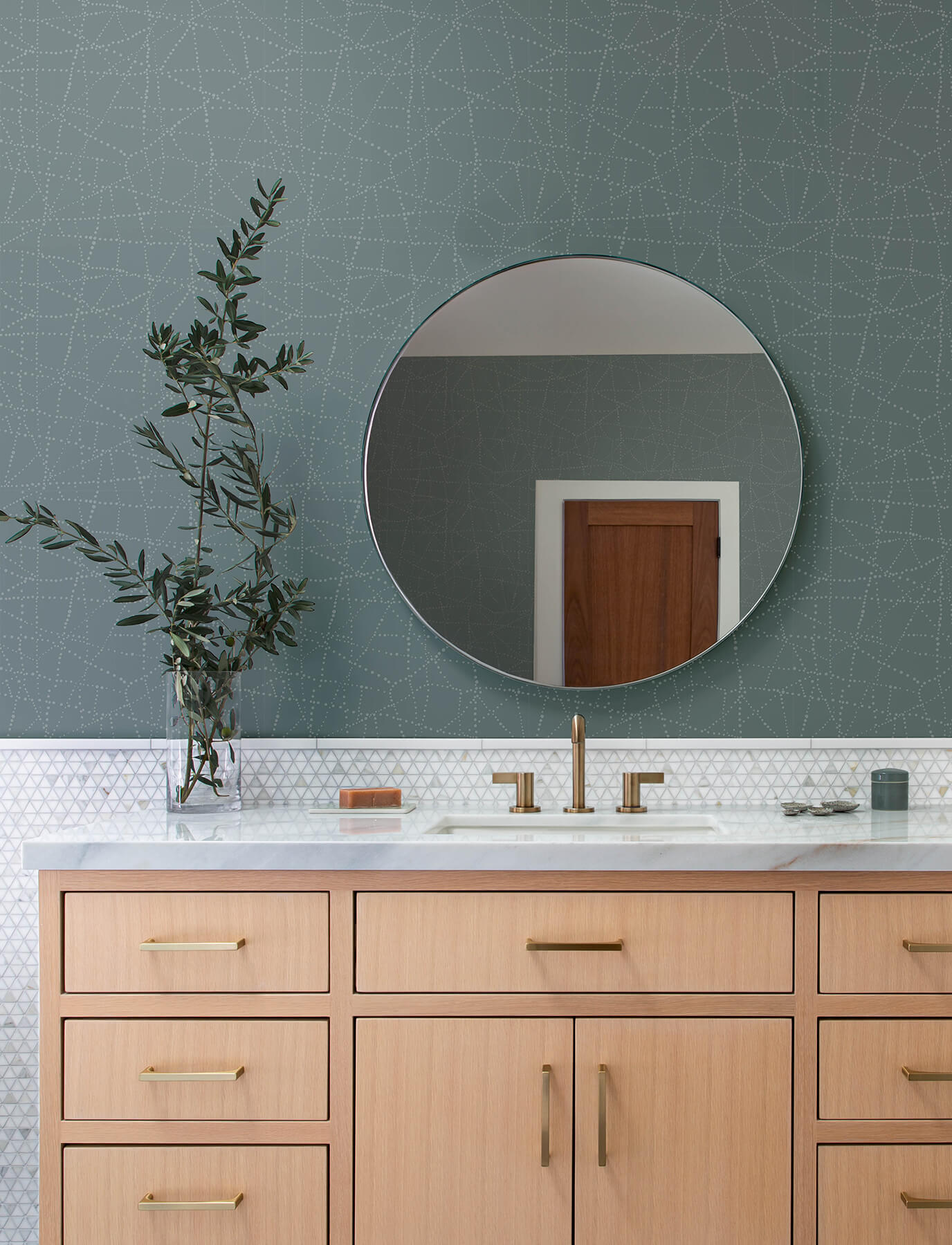 Solace Alcott Dotted Wallpaper