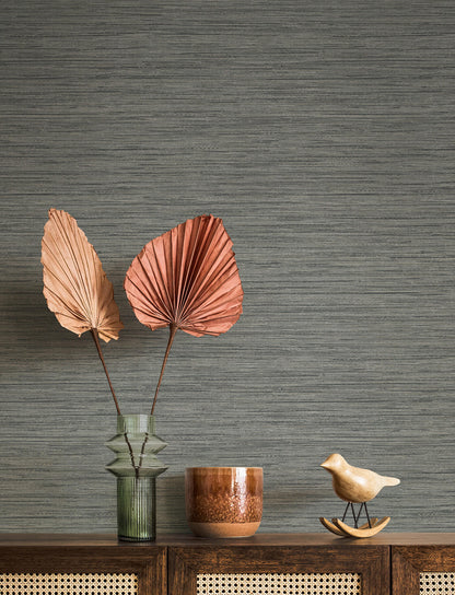 Solace Sheehan Faux Grasscloth Wallpaper