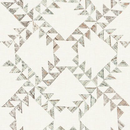 Yellowstone Scrap Quilt Wallpaper