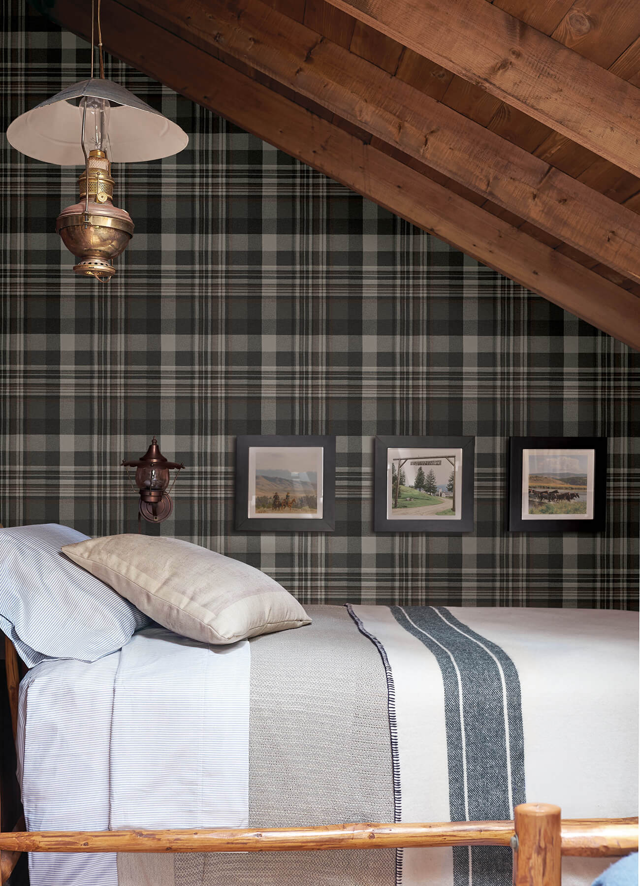Yellowstone Dutton Plaid Wallpaper