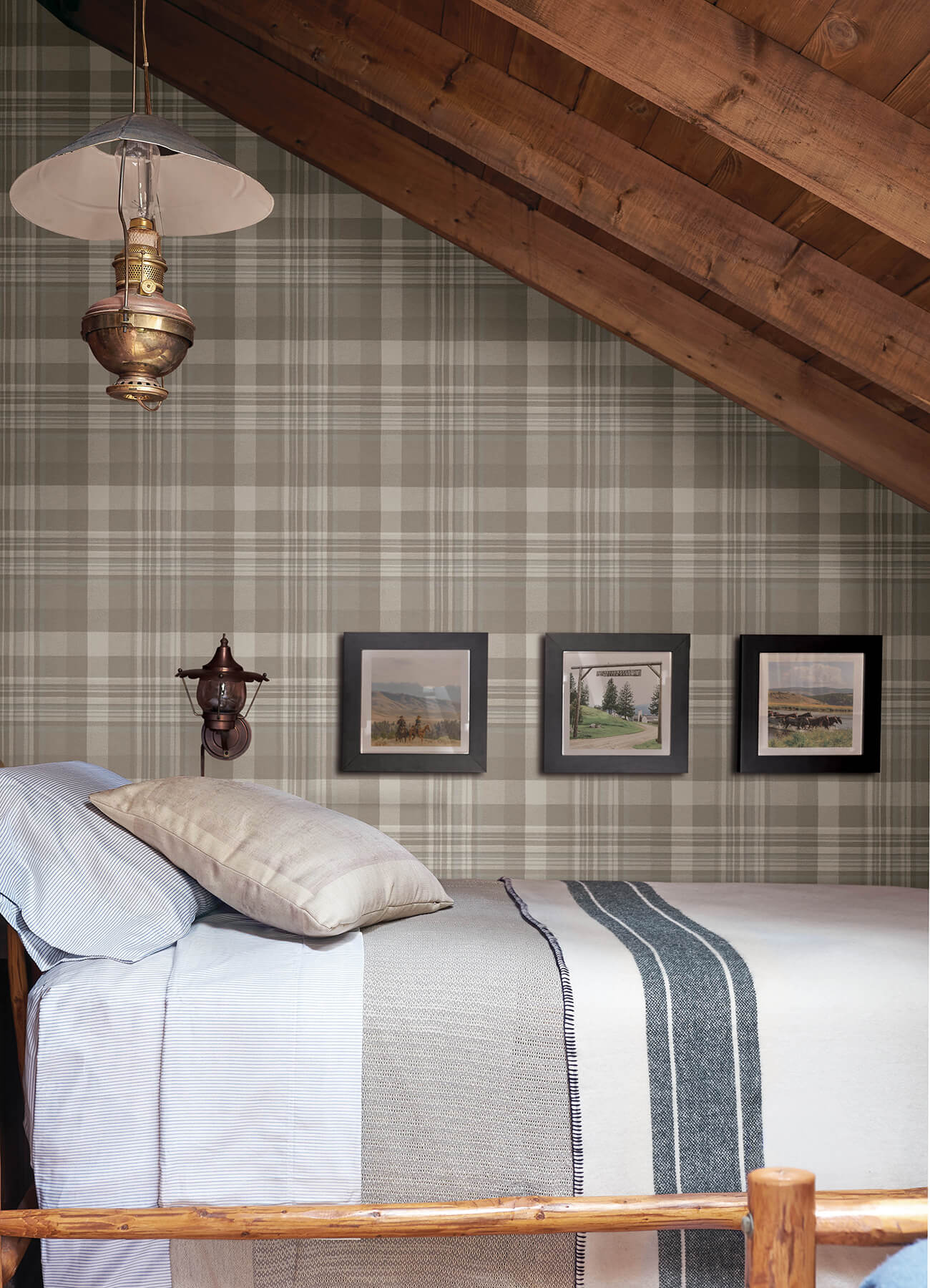 Yellowstone Dutton Plaid Wallpaper