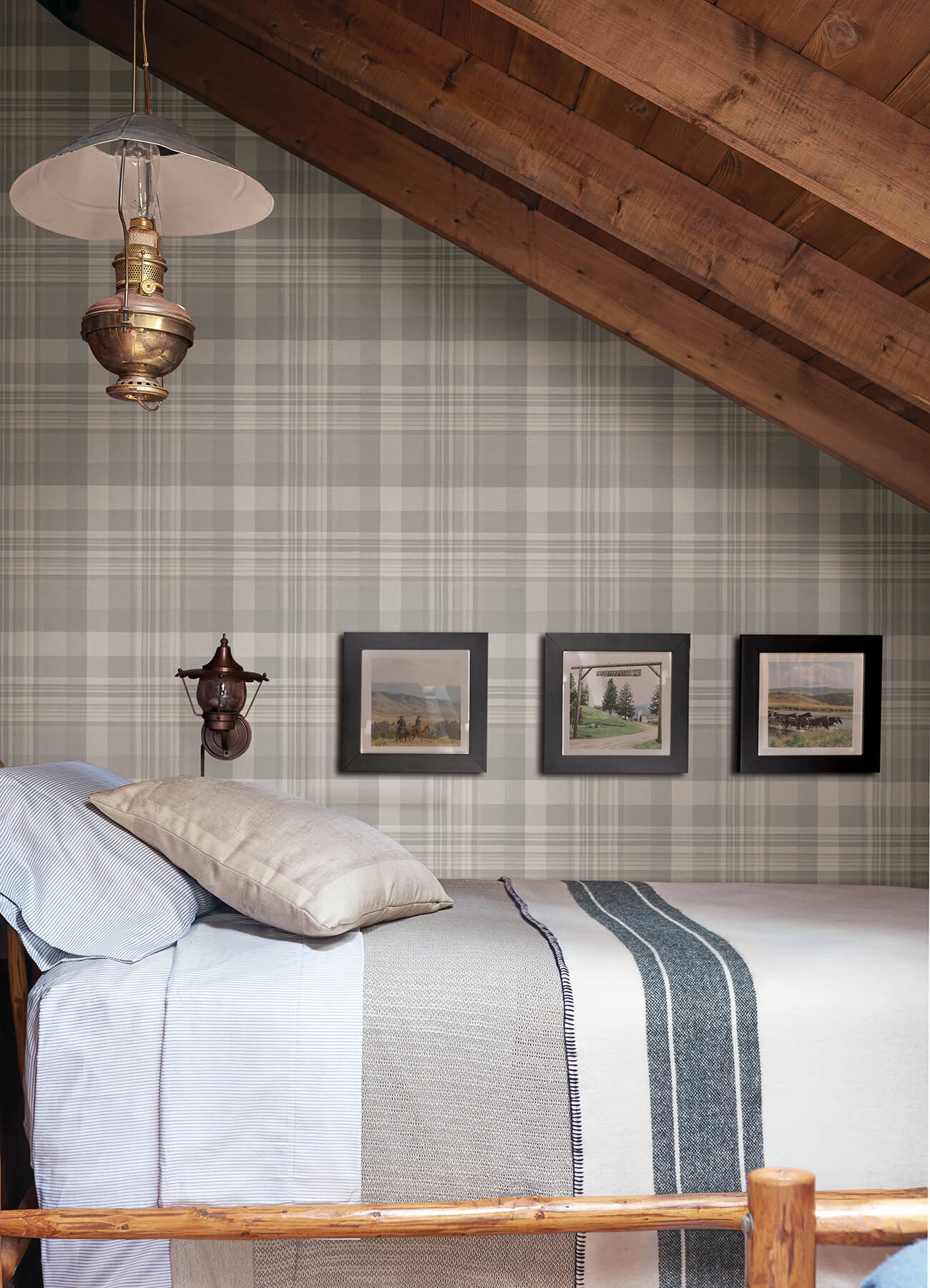 Yellowstone Dutton Plaid Wallpaper