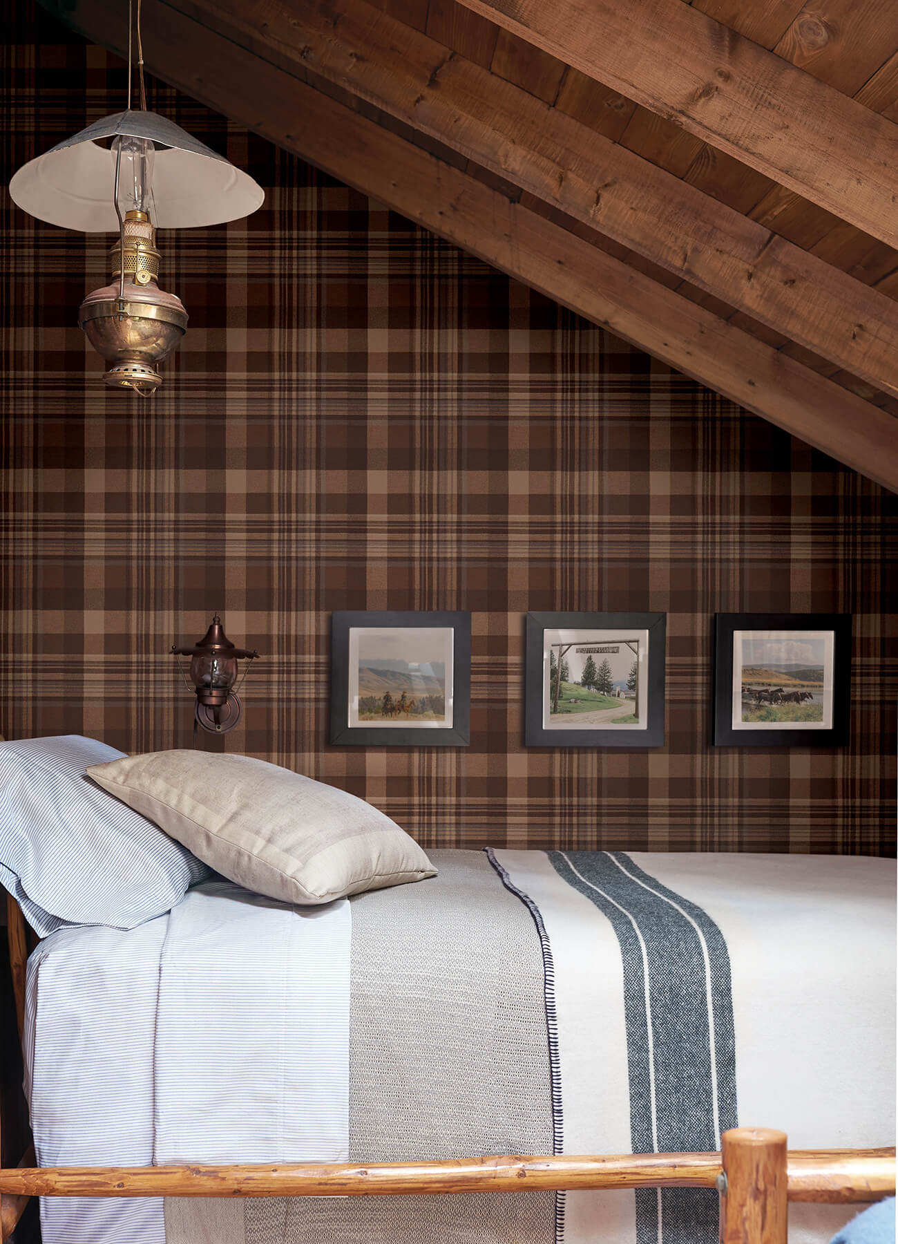 Yellowstone Dutton Plaid Wallpaper