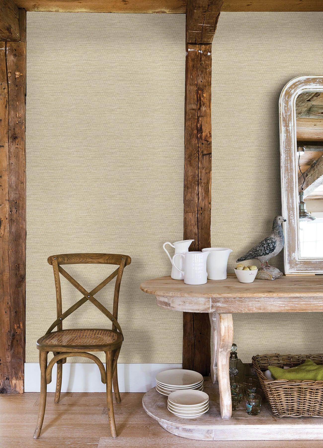 Yellowstone Plaited Grass Wallpaper