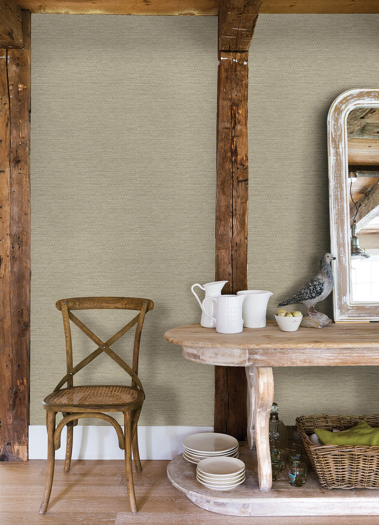 Yellowstone Plaited Grass Wallpaper