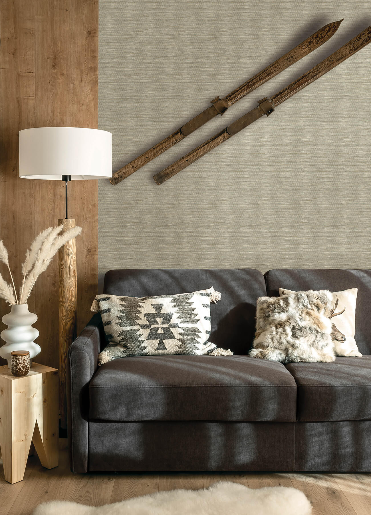Yellowstone Plaited Grass Wallpaper