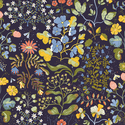 Botanica Groh Floral Wallpaper