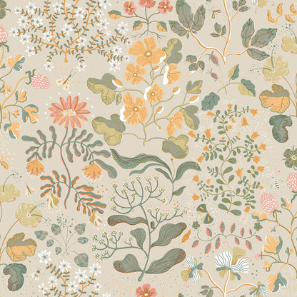 Botanica Groh Floral Wallpaper