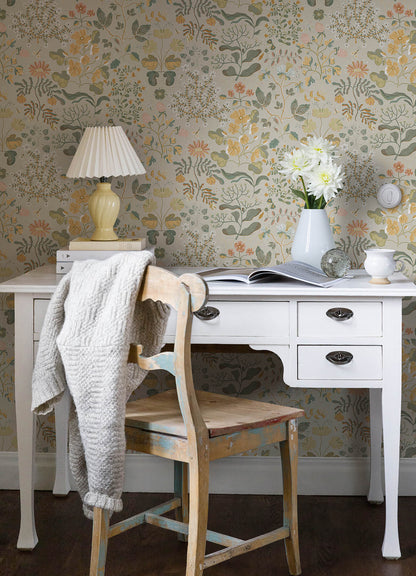 Botanica Groh Floral Wallpaper