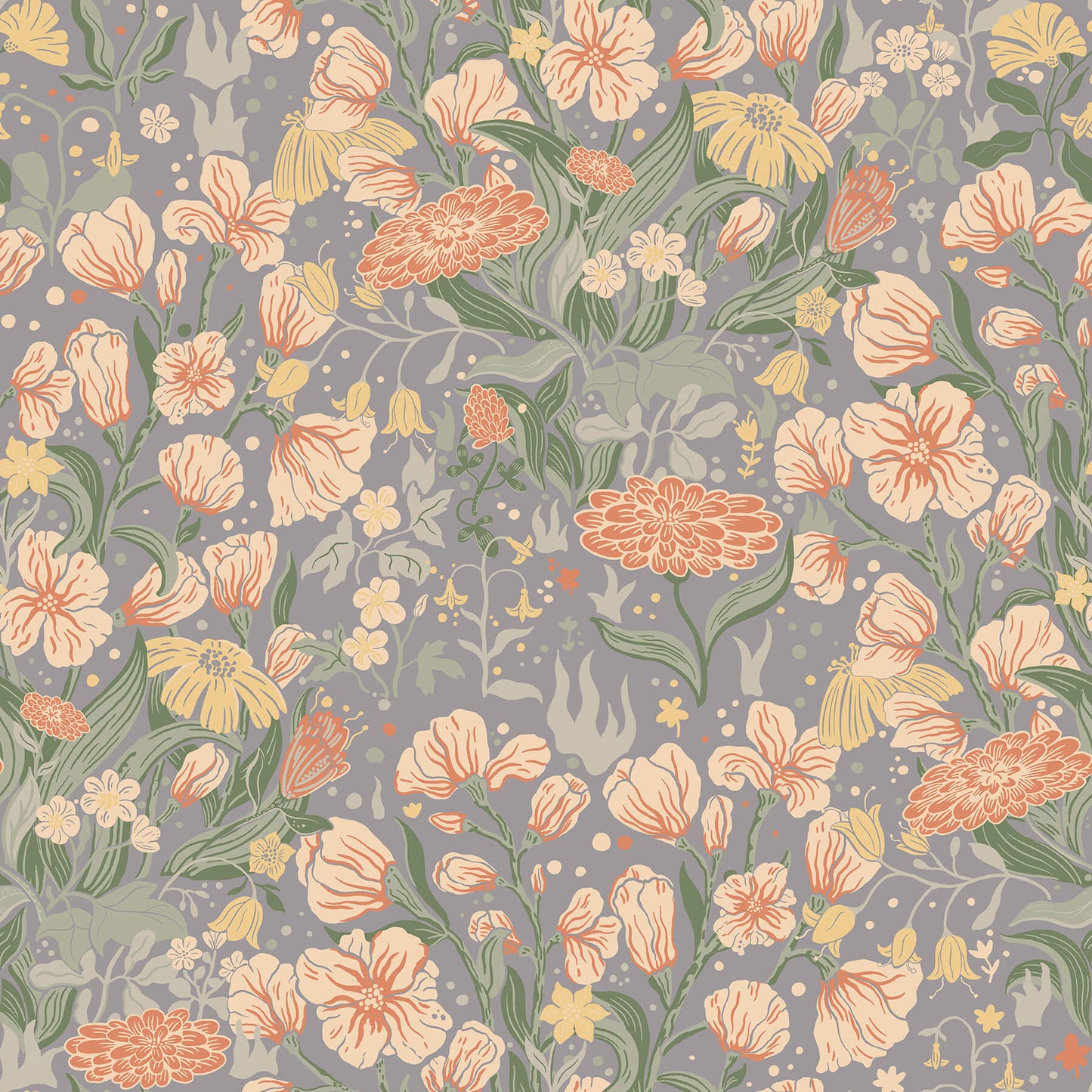 Botanica Hava Meadow Flowers Wallpaper