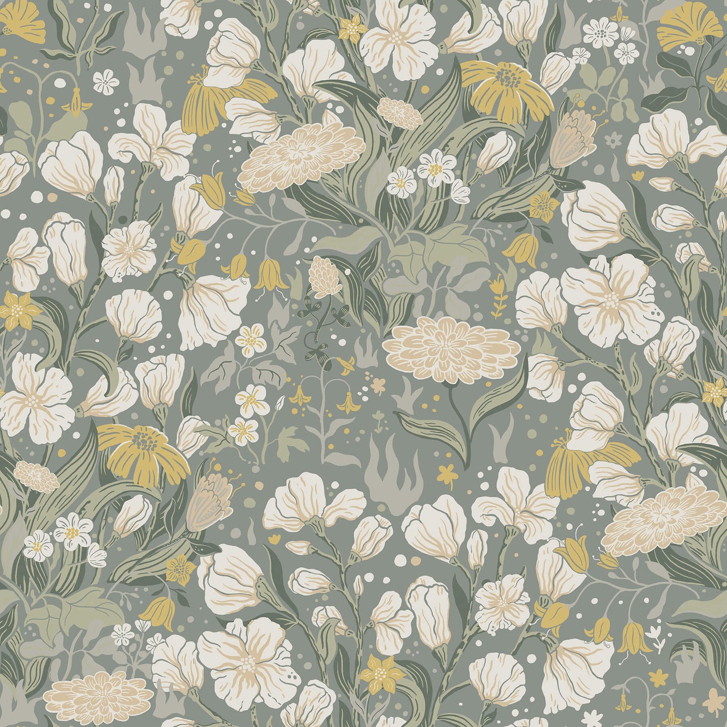 Botanica Hava Meadow Flowers Wallpaper