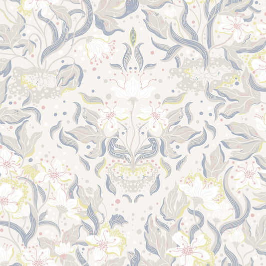 Botanica Lisa Floral Damask Wallpaper