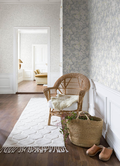 Botanica Lisa Floral Damask Wallpaper