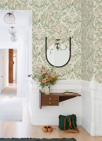 Botanica Lisa Floral Damask Wallpaper