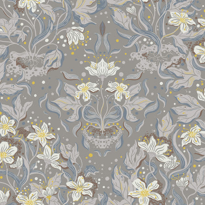Botanica Lisa Floral Damask Wallpaper