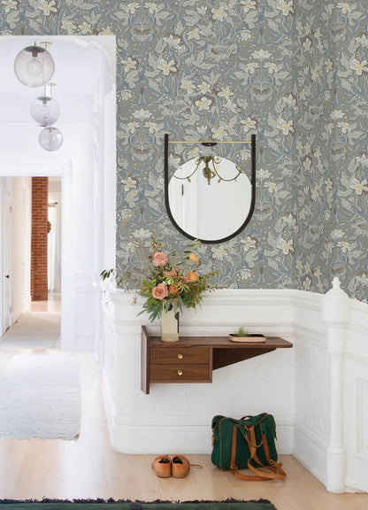 Botanica Lisa Floral Damask Wallpaper