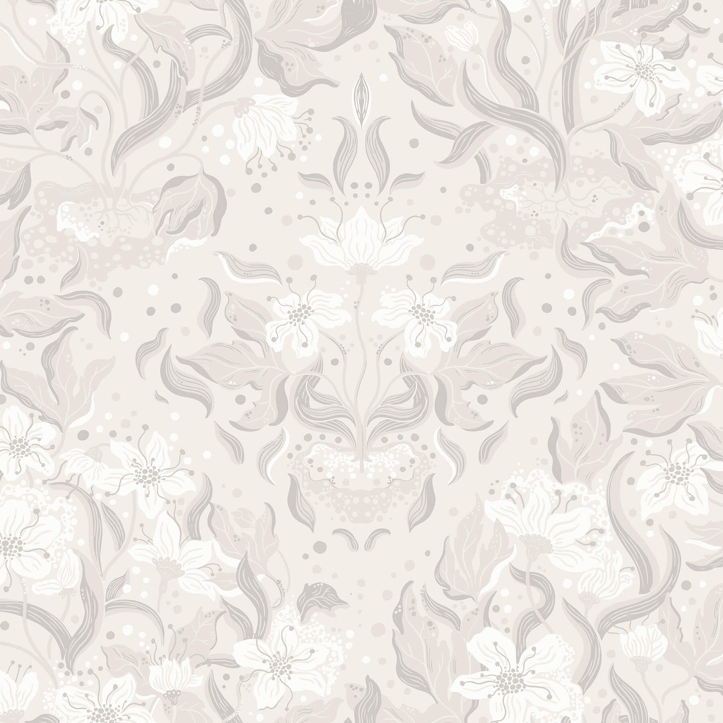 Botanica Lisa Floral Damask Wallpaper