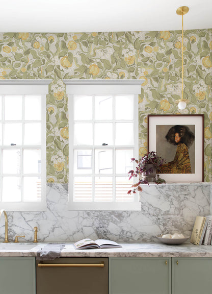 Botanica Kort Fruit & Floral Wallpaper