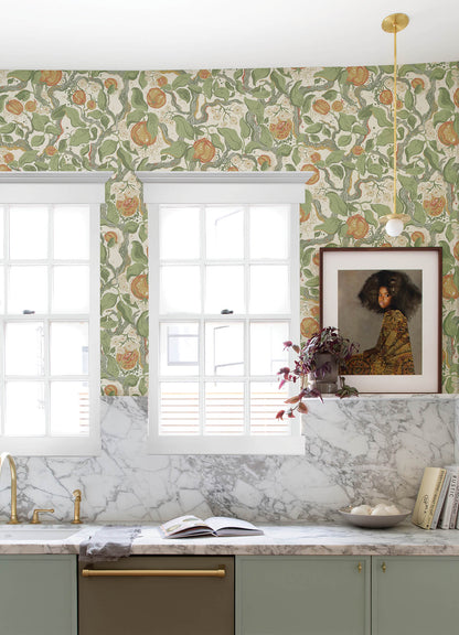 Botanica Kort Fruit & Floral Wallpaper