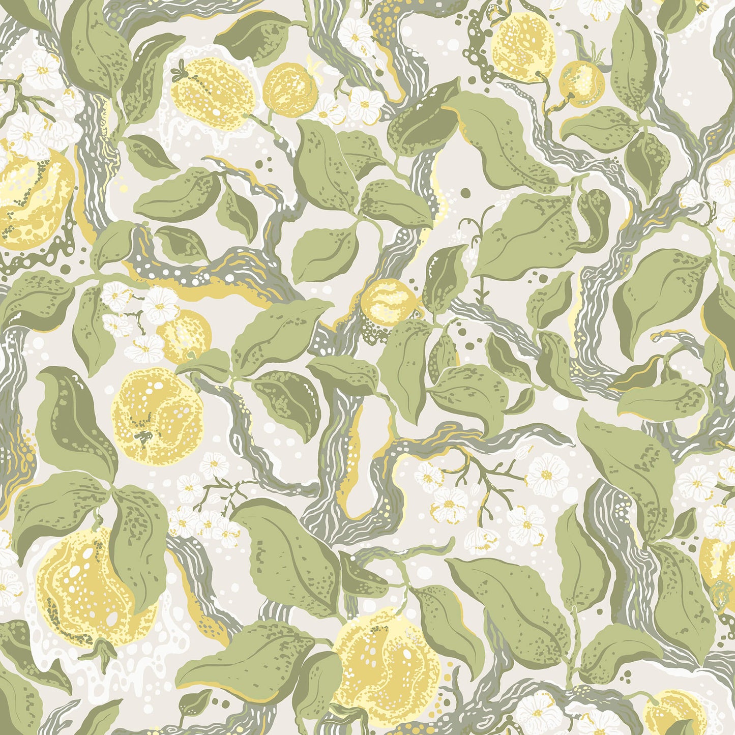Botanica Kort Fruit & Floral Wallpaper