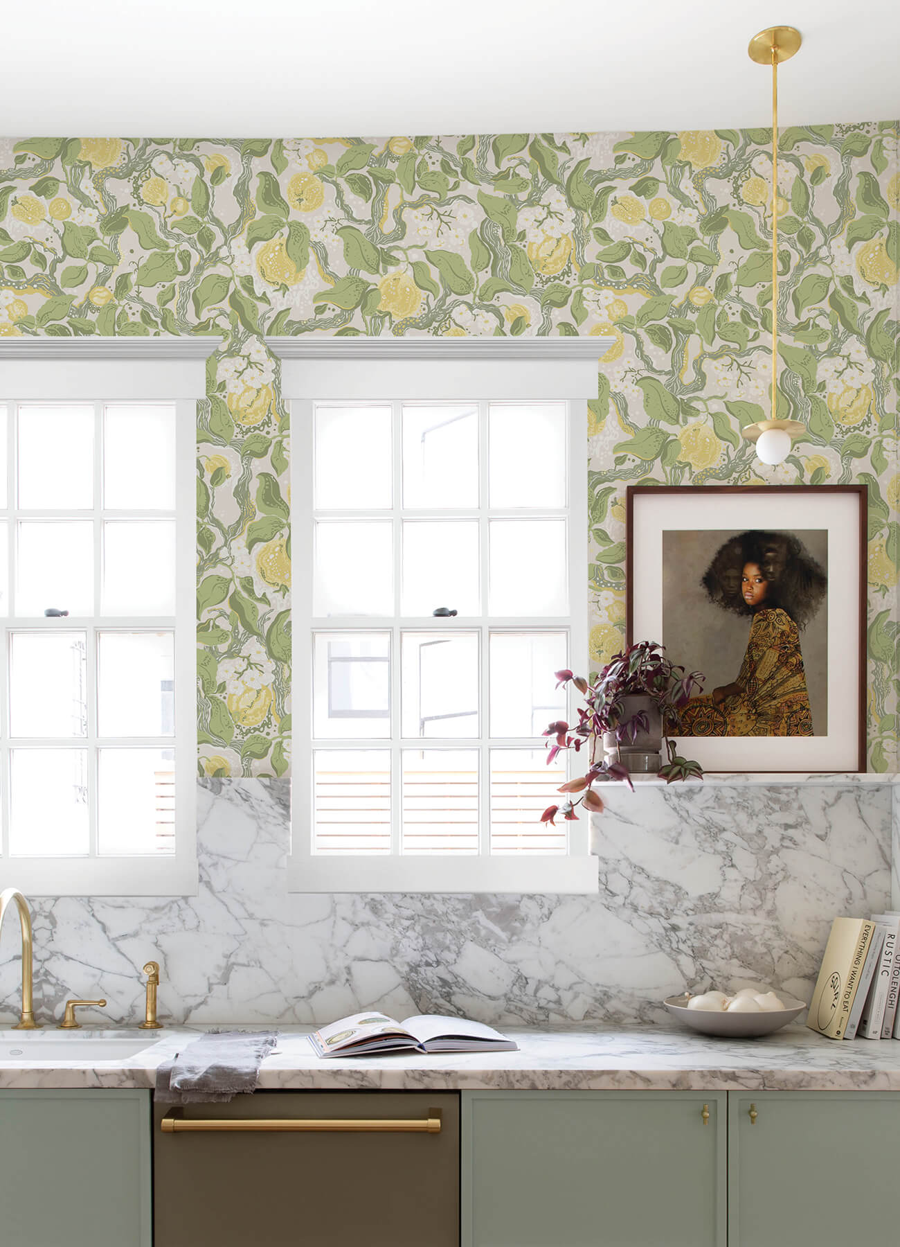 Botanica Kort Fruit & Floral Wallpaper