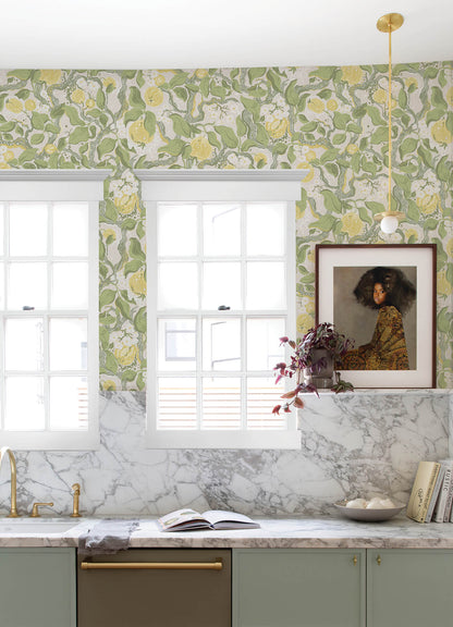 Botanica Kort Fruit & Floral Wallpaper