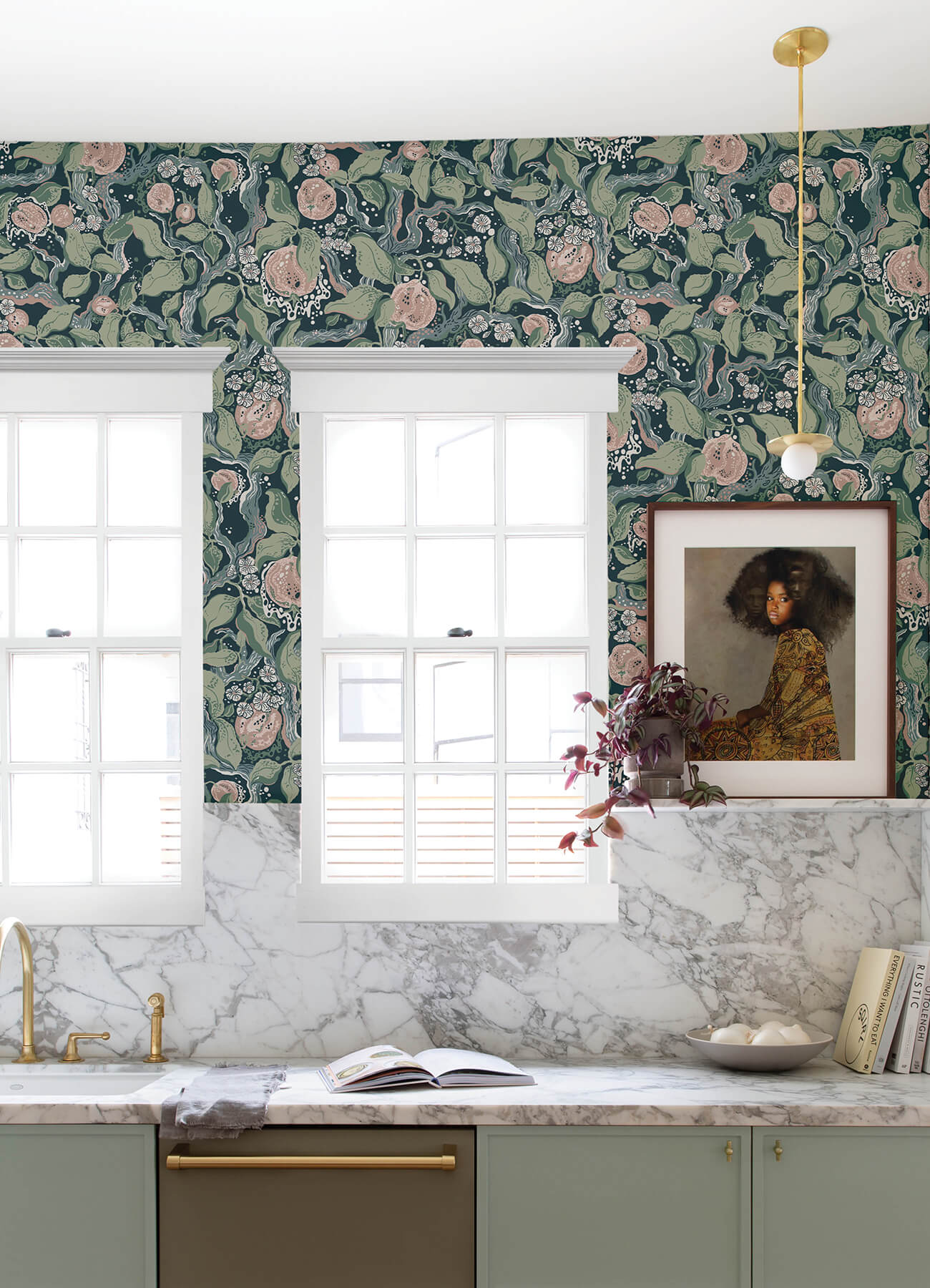 Botanica Kort Fruit & Floral Wallpaper