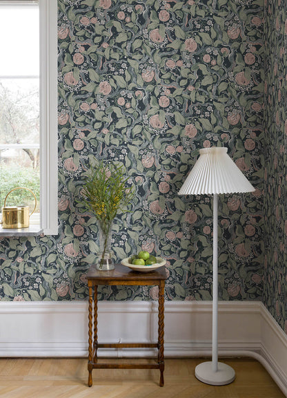 Botanica Kort Fruit & Floral Wallpaper