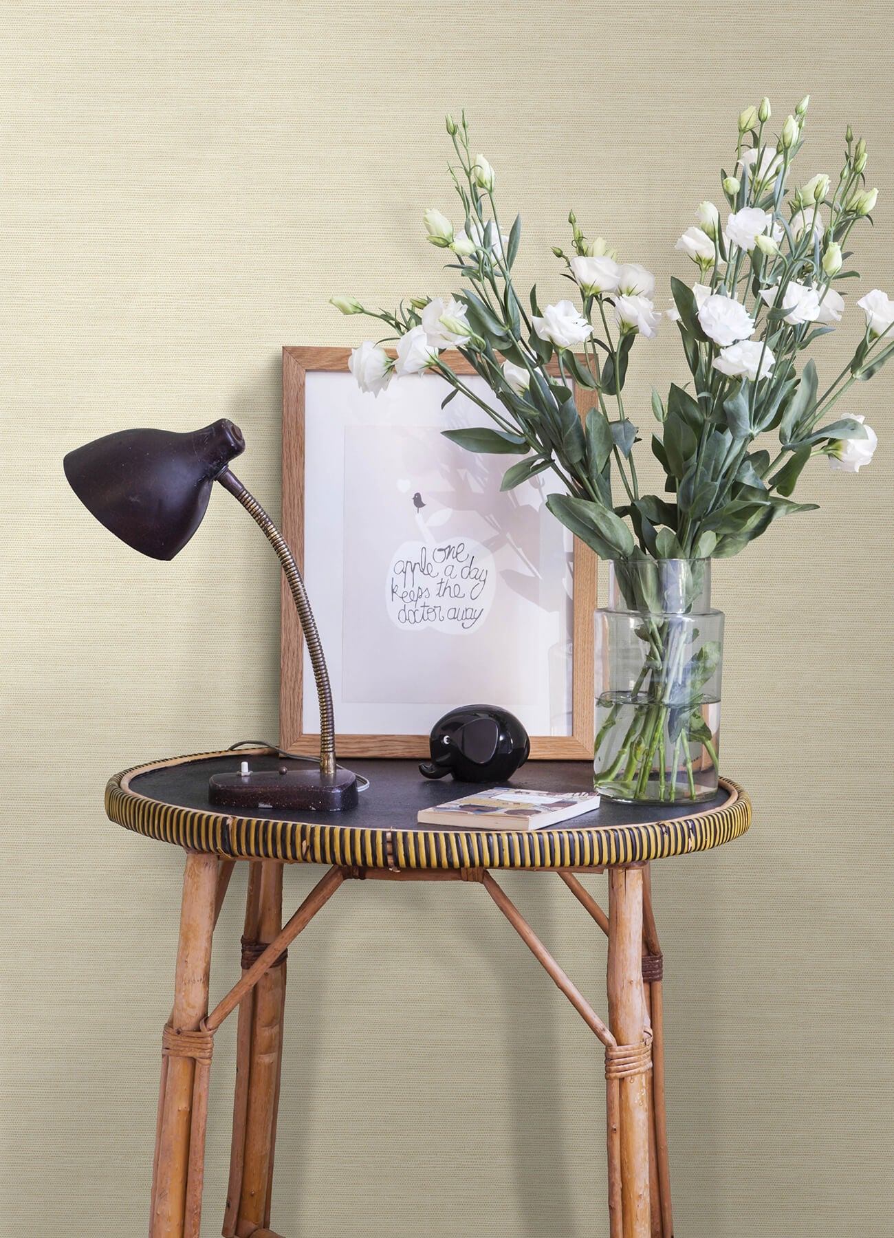 Botanica Agave Faux Grasscloth Wallpaper