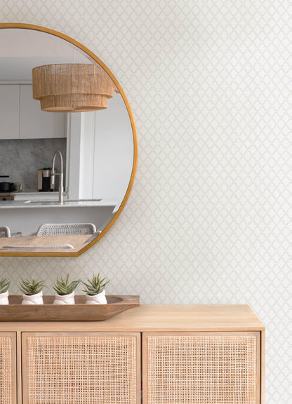 Botanica Trevor Leaf Trellis Wallpaper