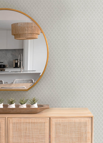 Botanica Trevor Leaf Trellis Wallpaper