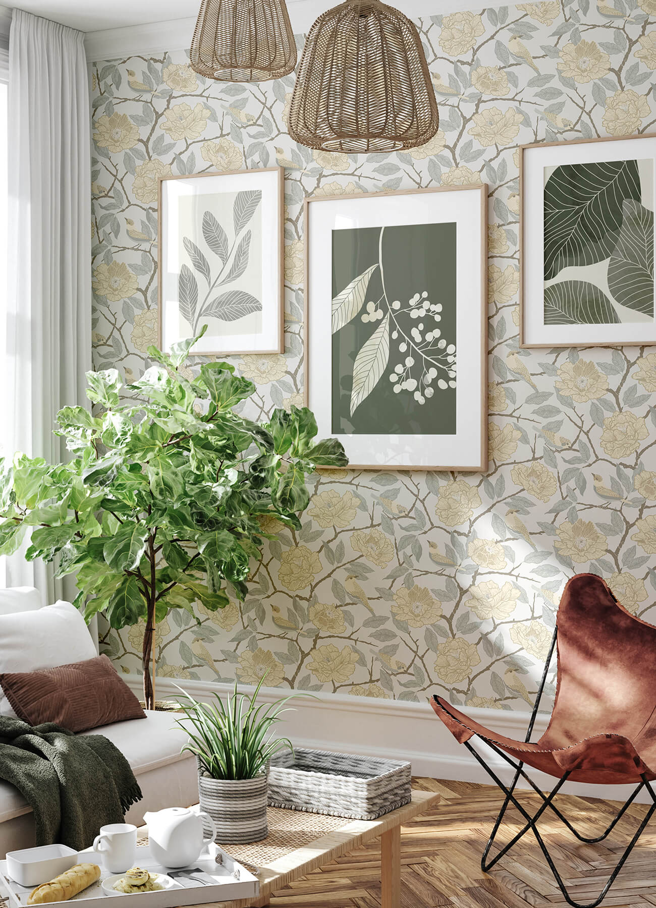 Botanica Bernadina Rosebush Wallpaper