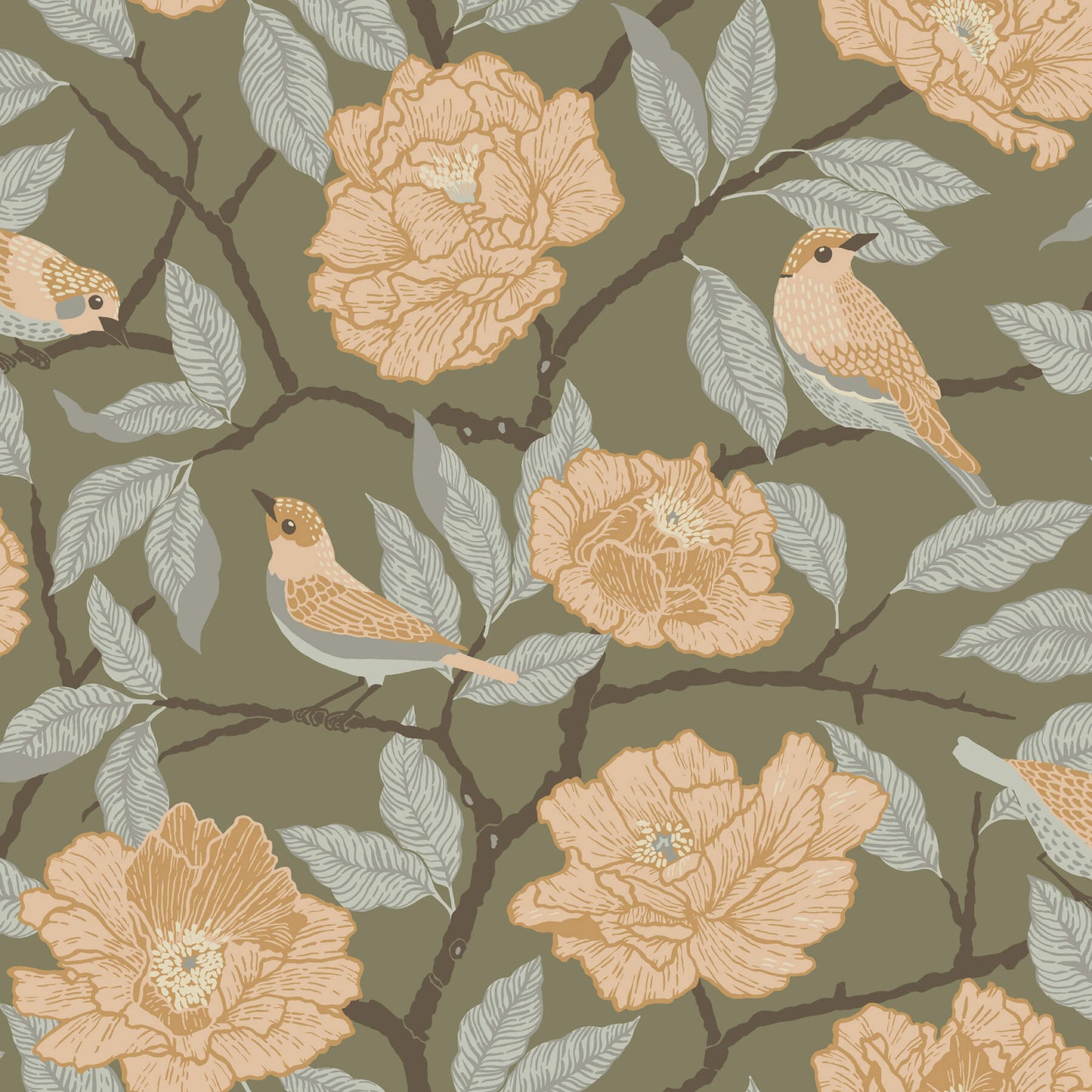 Botanica Bernadina Rosebush Wallpaper