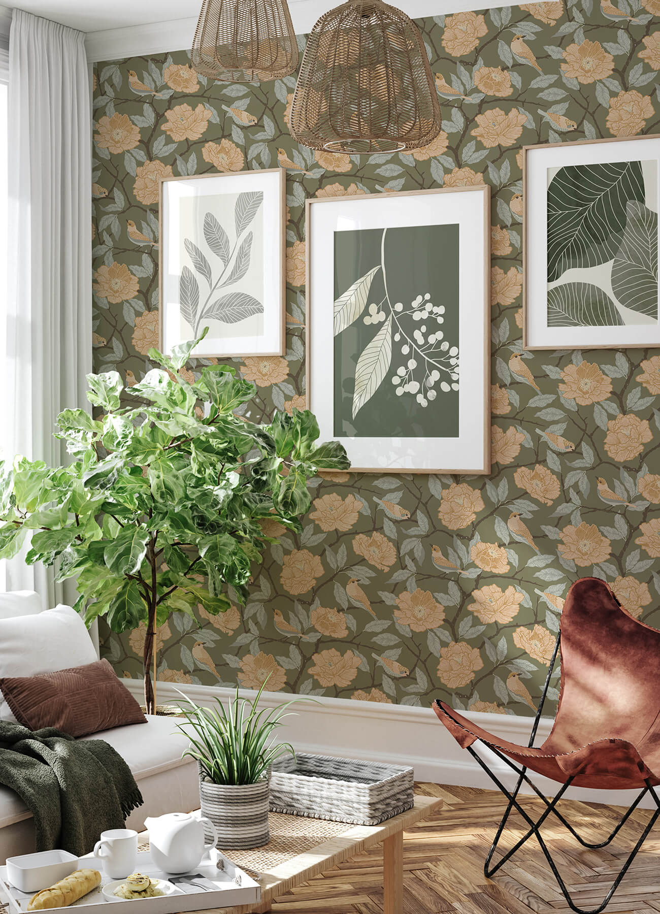 Botanica Bernadina Rosebush Wallpaper