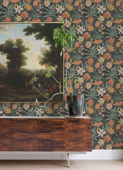 Botanica Cecilia Tulip & Daffodil Wallpaper
