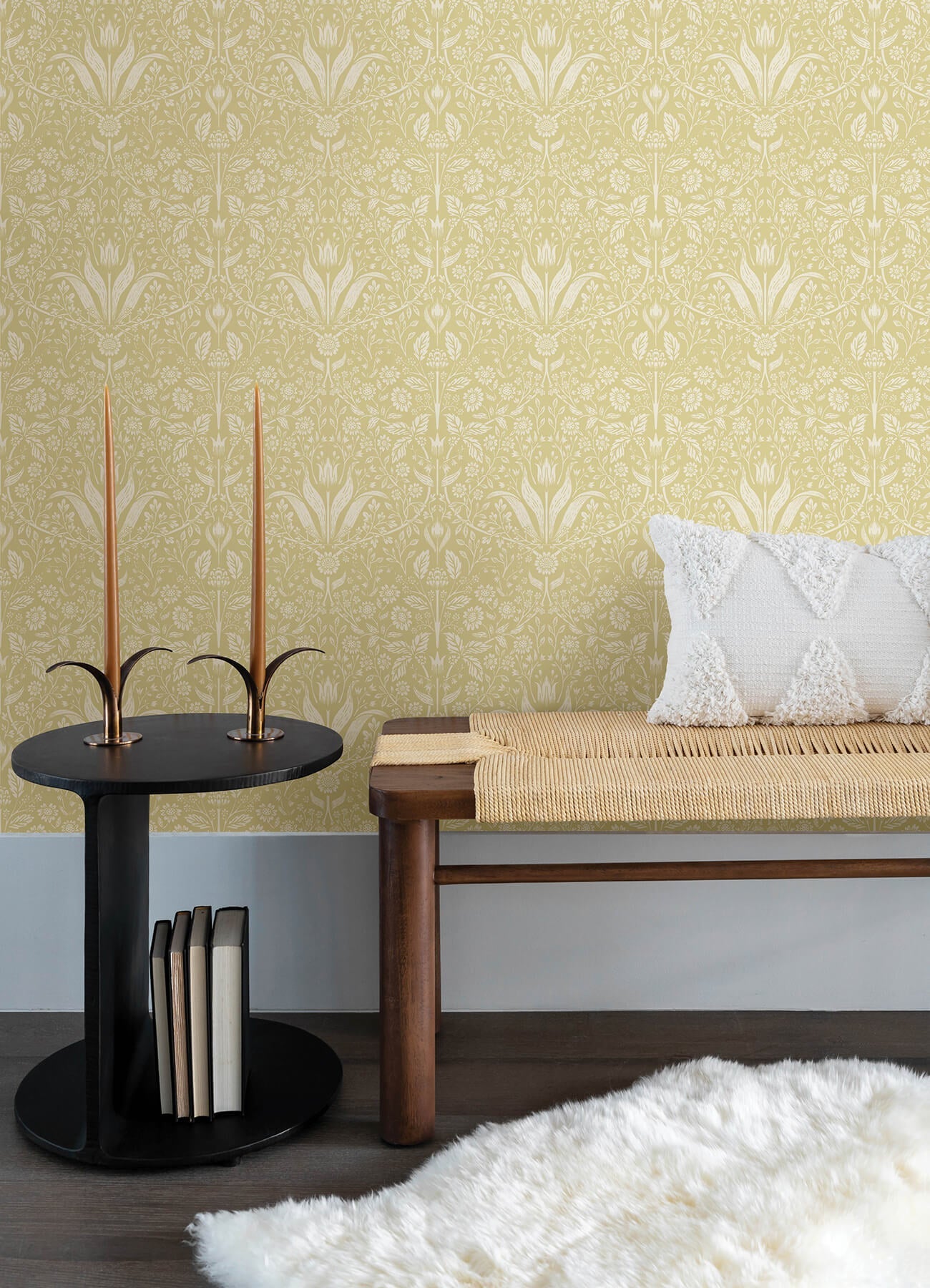 Botanica Mara Tulip Ogee Wallpaper