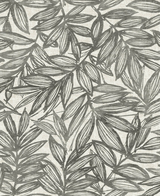 Harmony Rhythmic Leaf Wallpaper