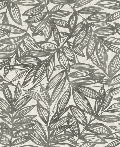 Harmony Rhythmic Leaf Wallpaper