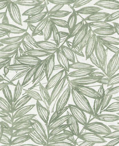 Harmony Rhythmic Leaf Wallpaper