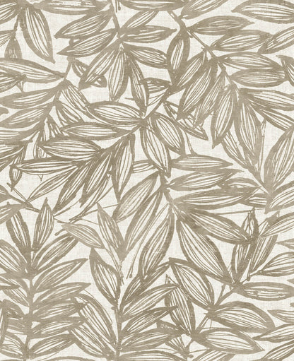 Harmony Rhythmic Leaf Wallpaper