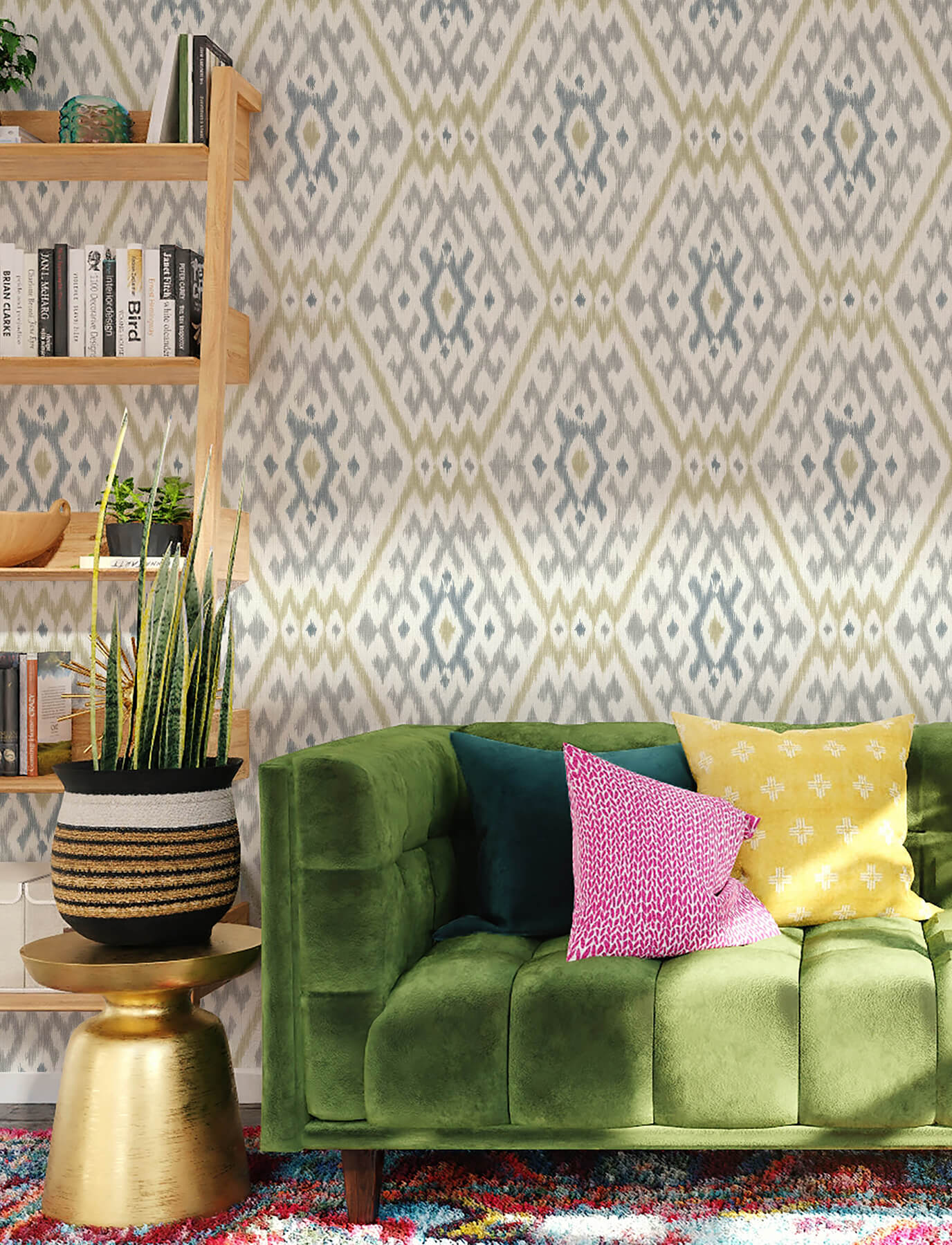 Harmony Solola Ikat Wallpaper