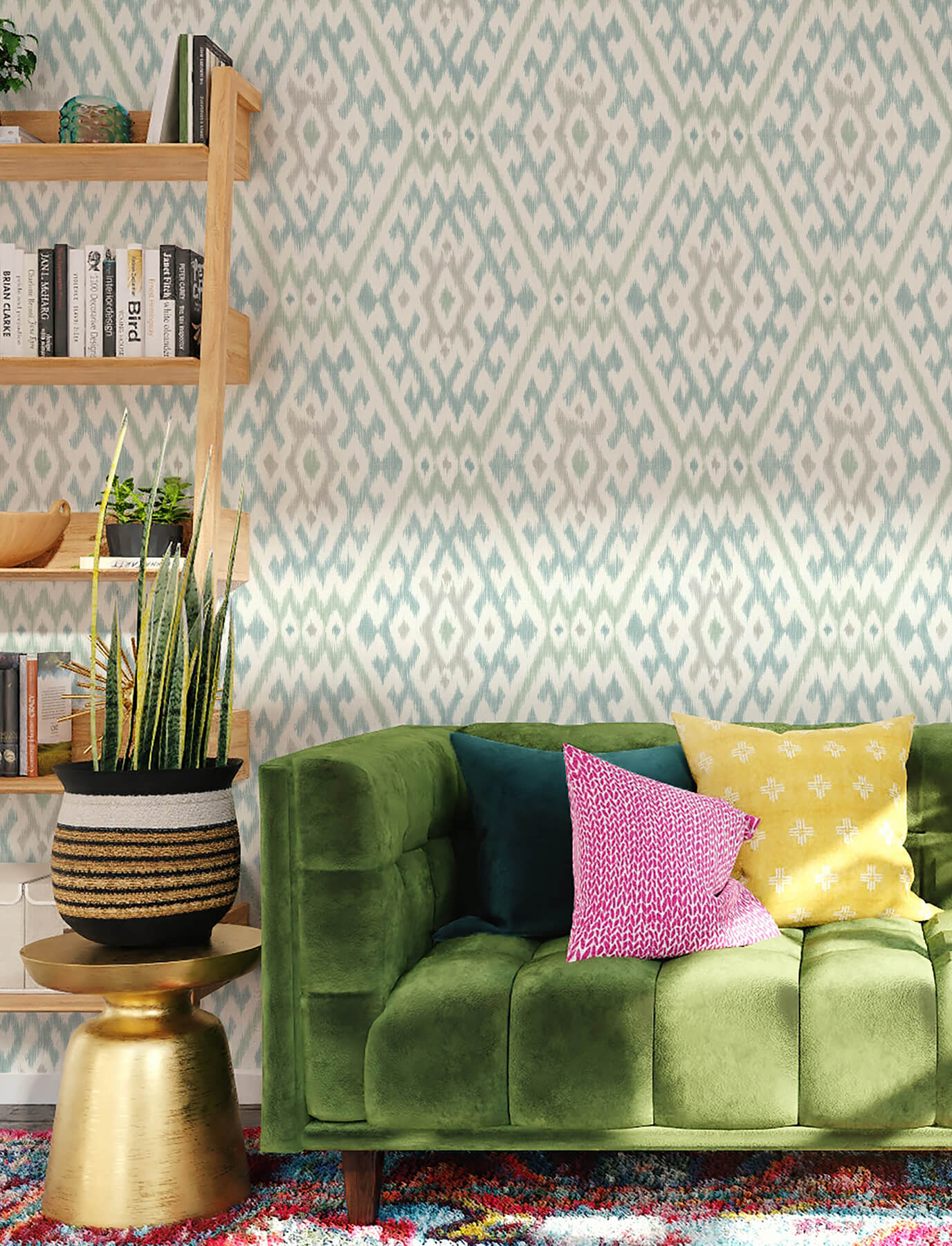 Harmony Solola Ikat Wallpaper