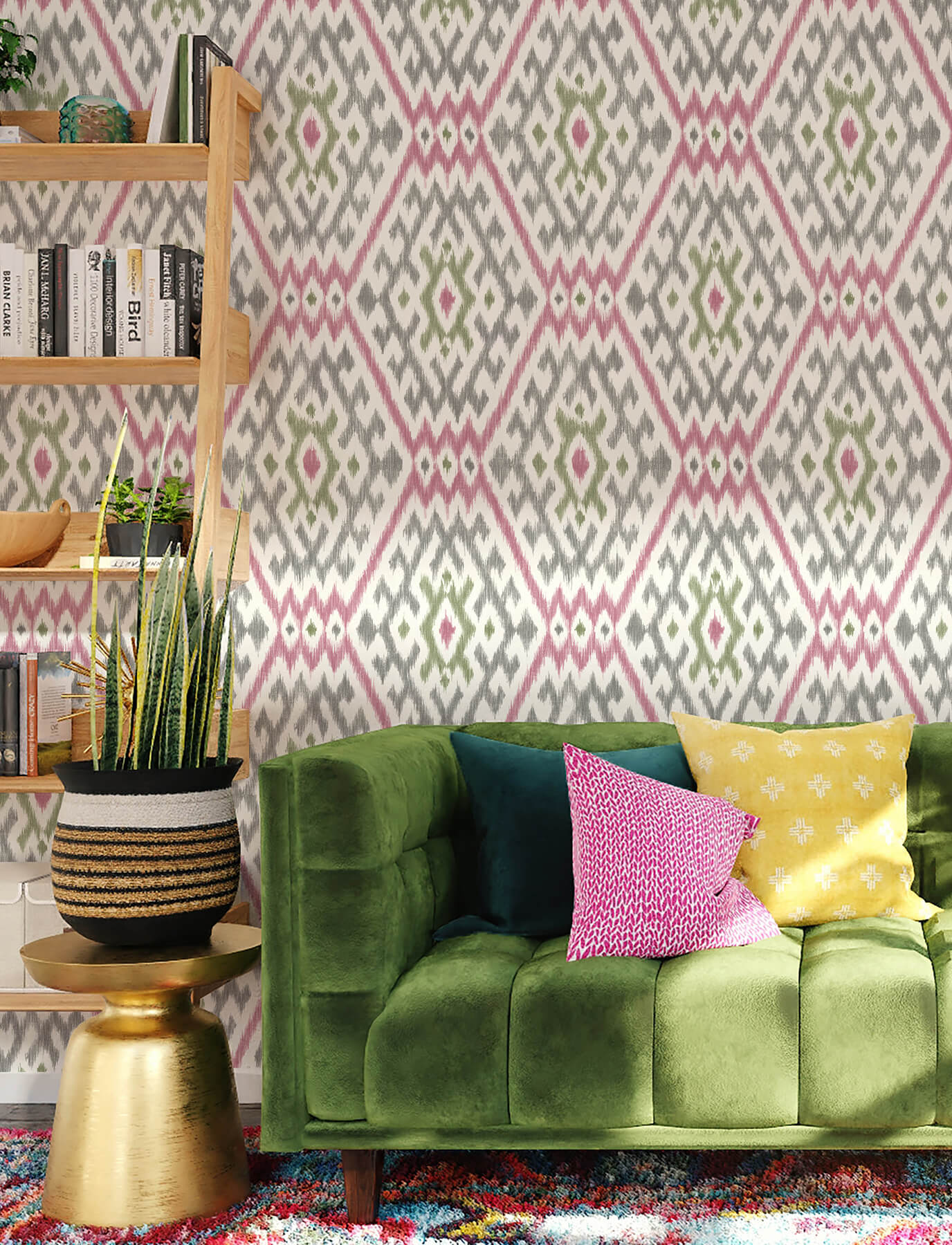 Harmony Solola Ikat Wallpaper