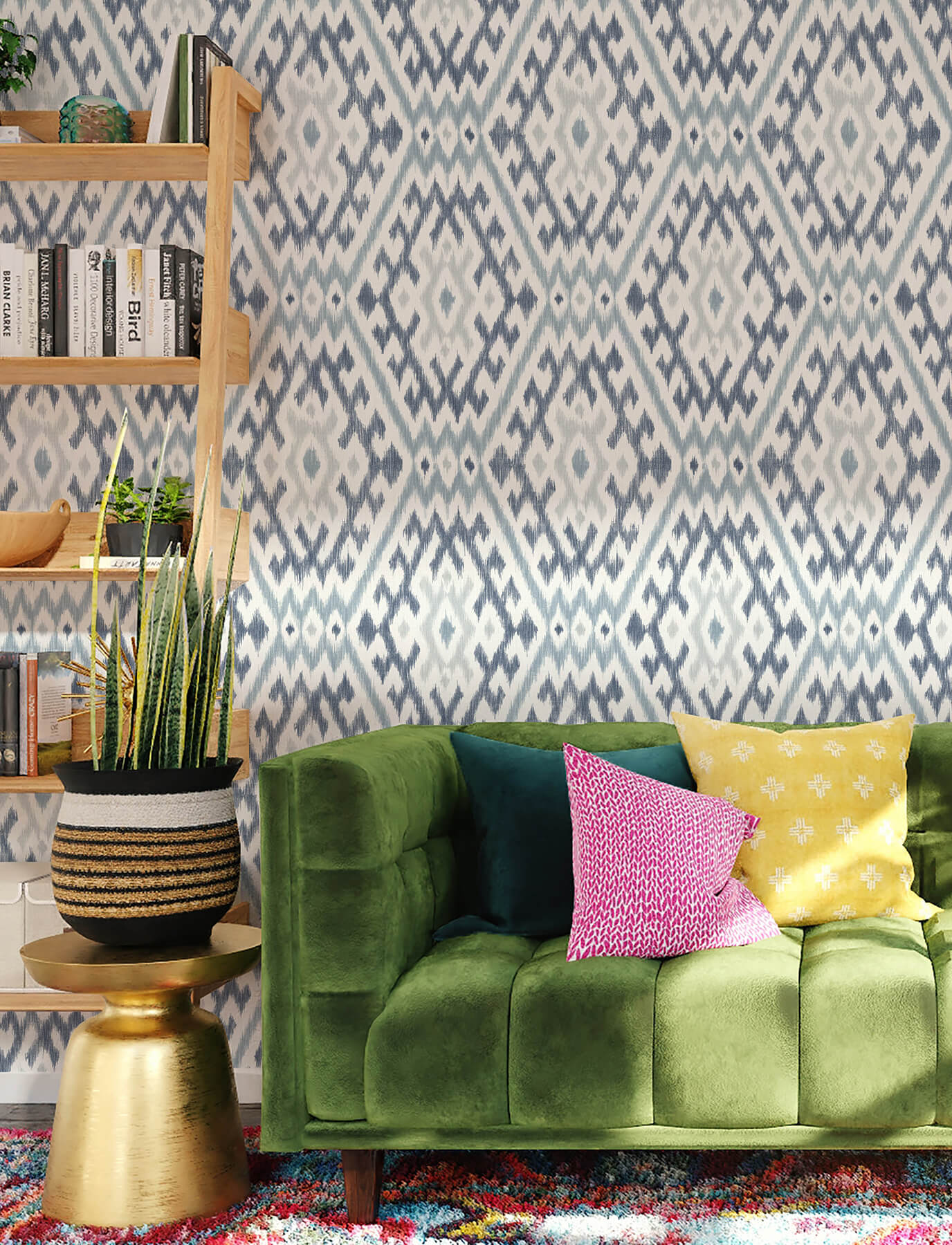Harmony Solola Ikat Wallpaper