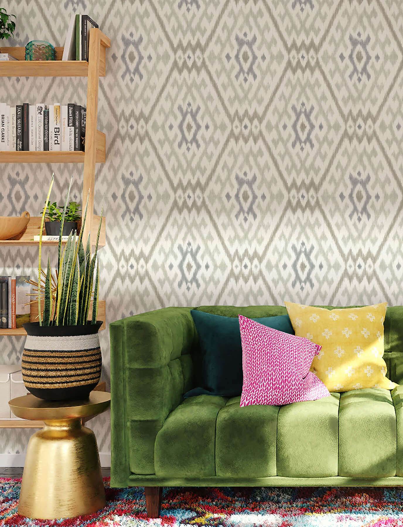 Harmony Solola Ikat Wallpaper