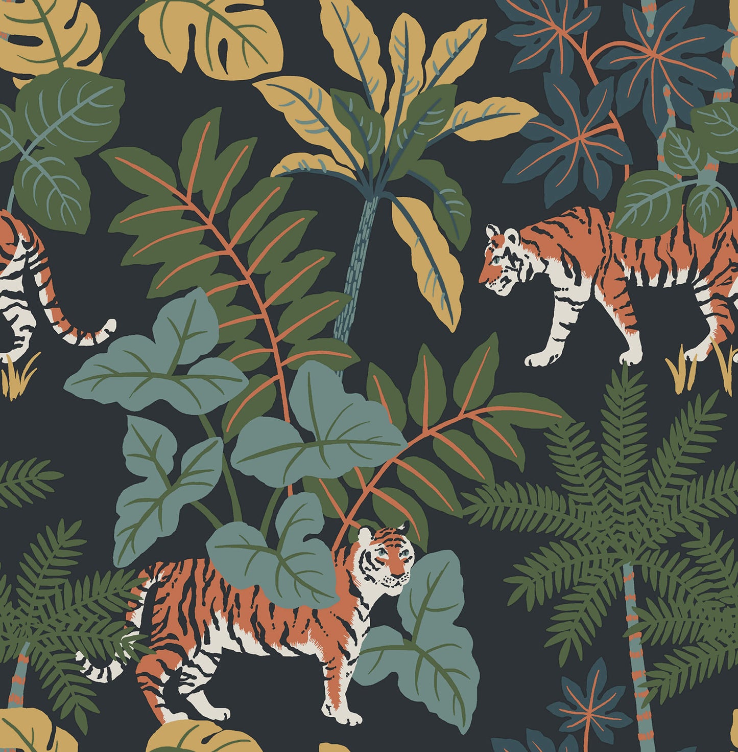 Harmony Caspian Jungle Wallpaper