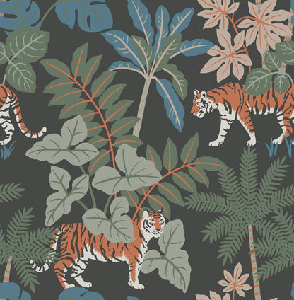 Harmony Caspian Jungle Wallpaper