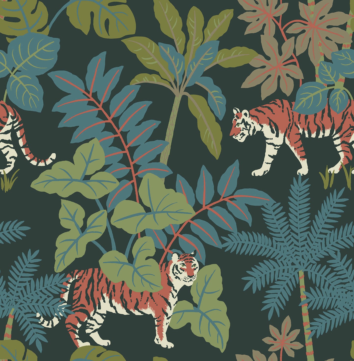 Harmony Caspian Jungle Wallpaper